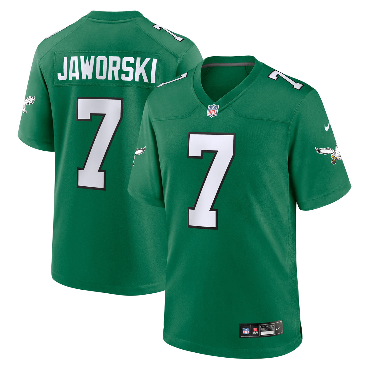 Ron Jaworski Philadelphia Eagles Nike Alternate Game Jersey Kelly Green