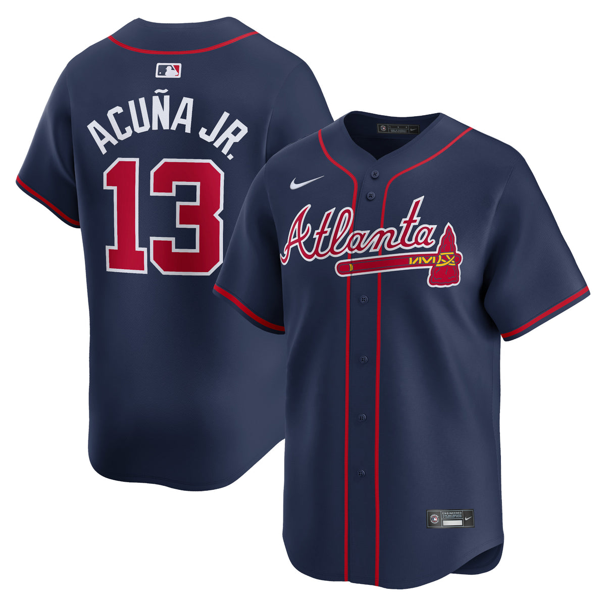 Ronald Acuí±a Jr. Atlanta Braves Nike Alternate Limited Player Jersey Navy