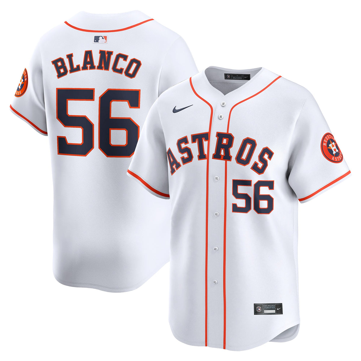 Ronel Blanco Houston Astros Nike Youth Home Limited Player Jersey White