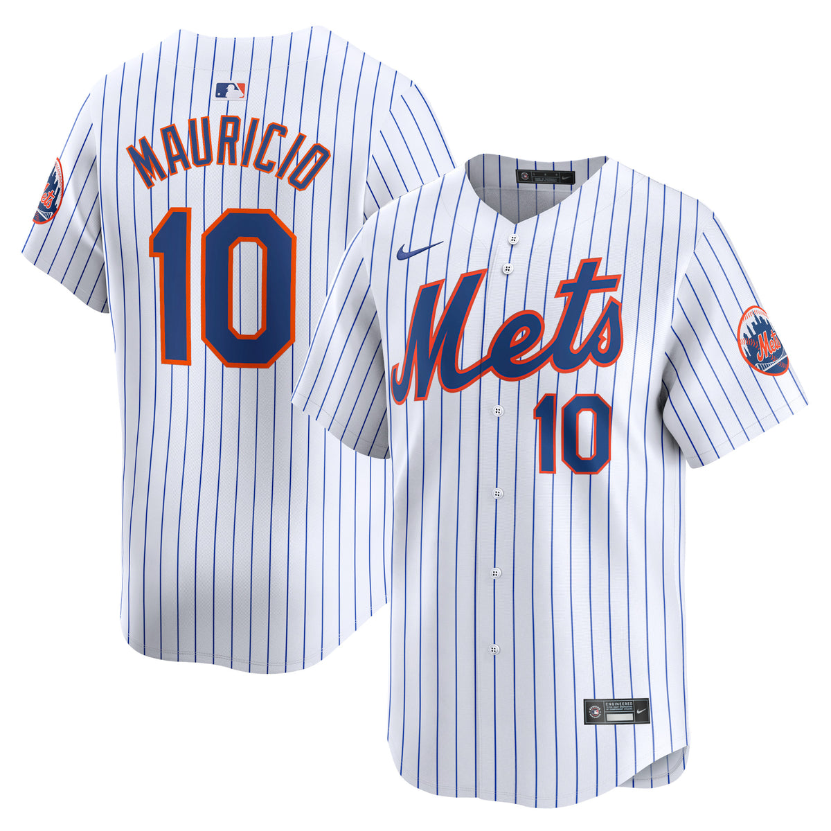 Ronny Mauricio New York Mets Nike Home Limited Player Jersey White