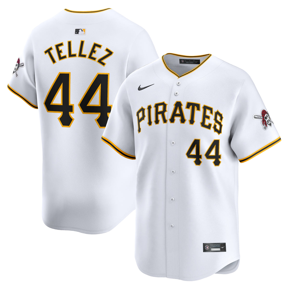 Rowdy Tellez Pittsburgh Pirates Nike Home Limited Player Jersey White