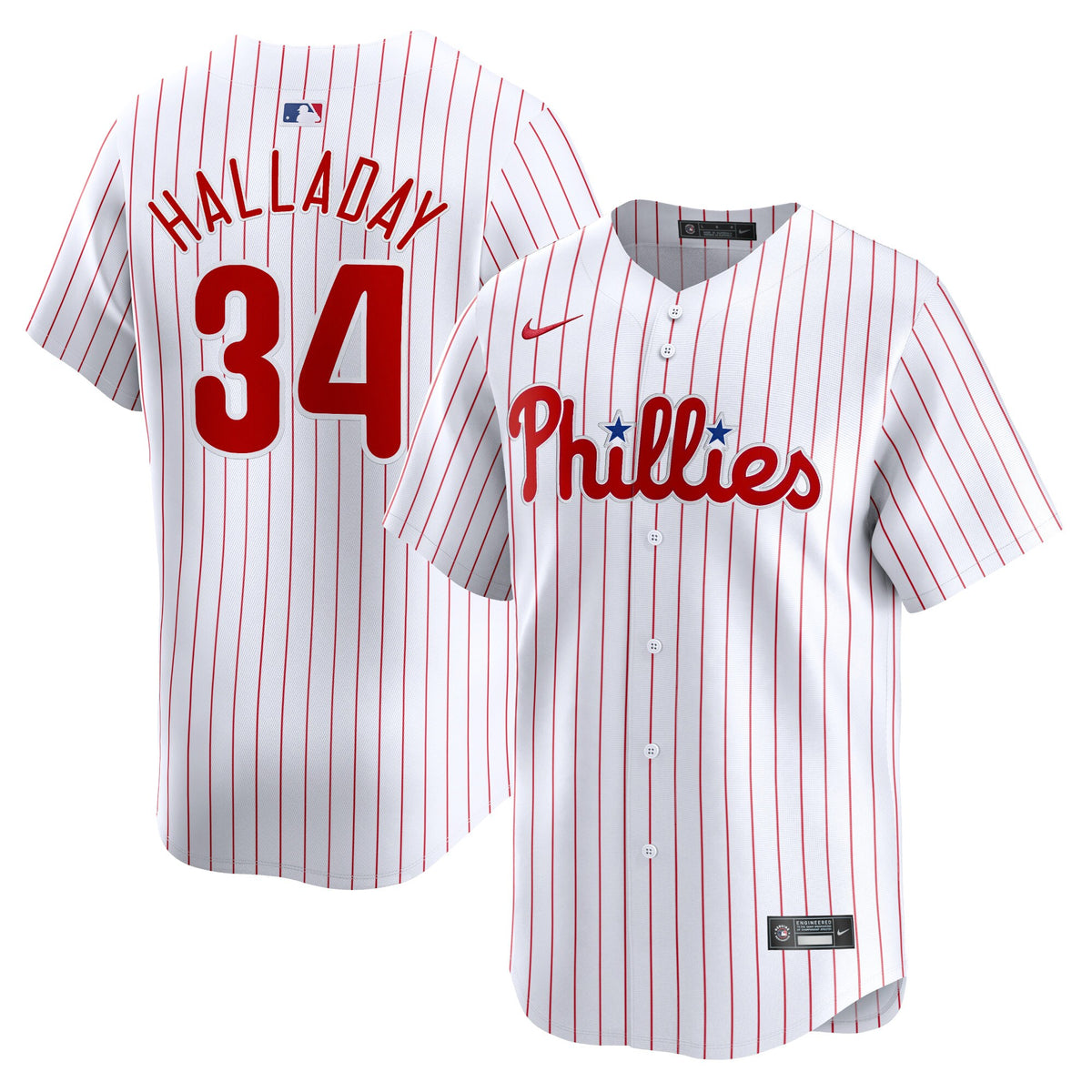 Roy Halladay Philadelphia Phillies Nike Home Limited Player Jersey White