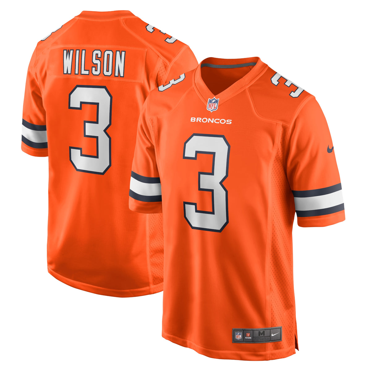 Russell Wilson Denver Broncos Nike Alternate Game Jersey Orange