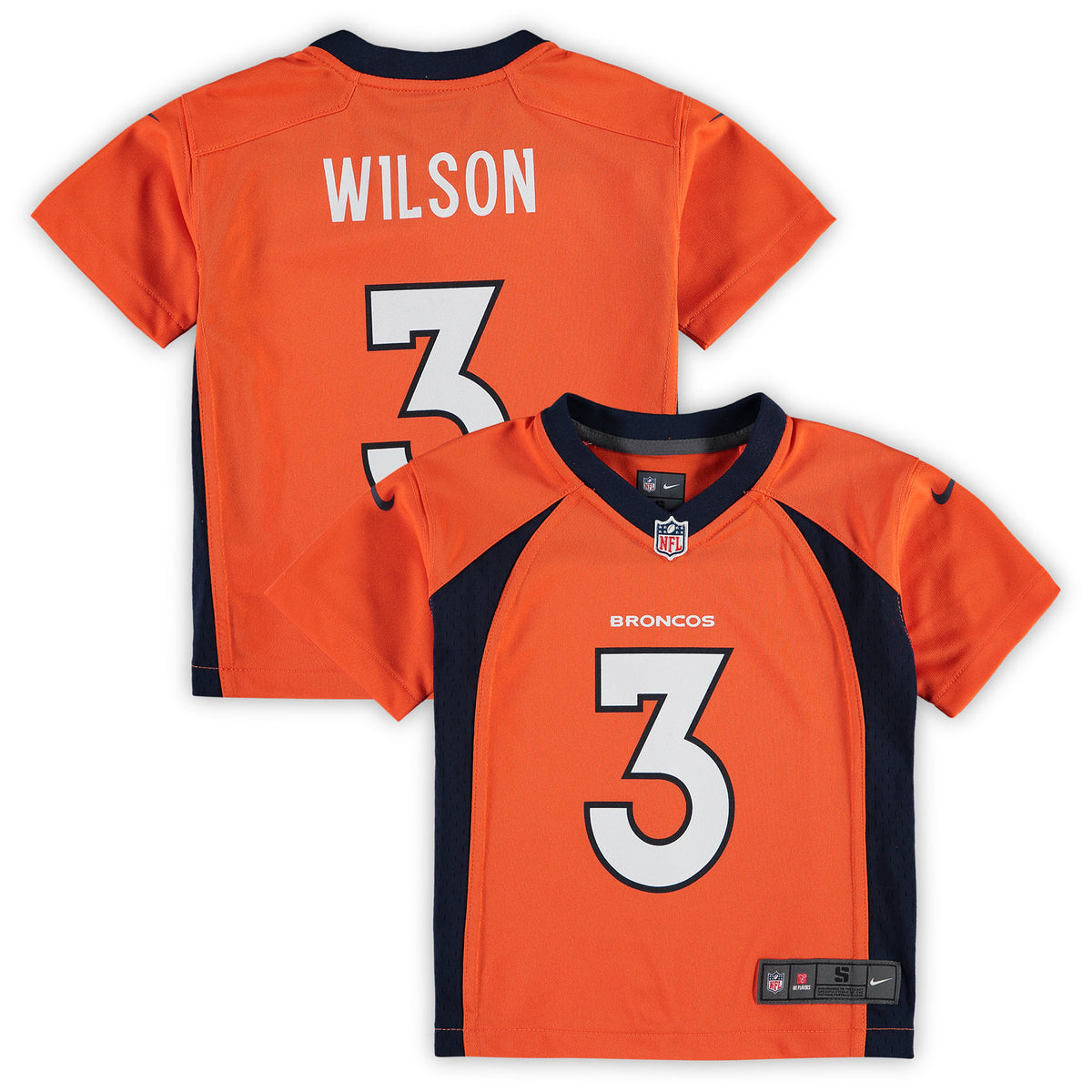 Russell Wilson Denver Broncos Nike Preschool Game Jersey Orange