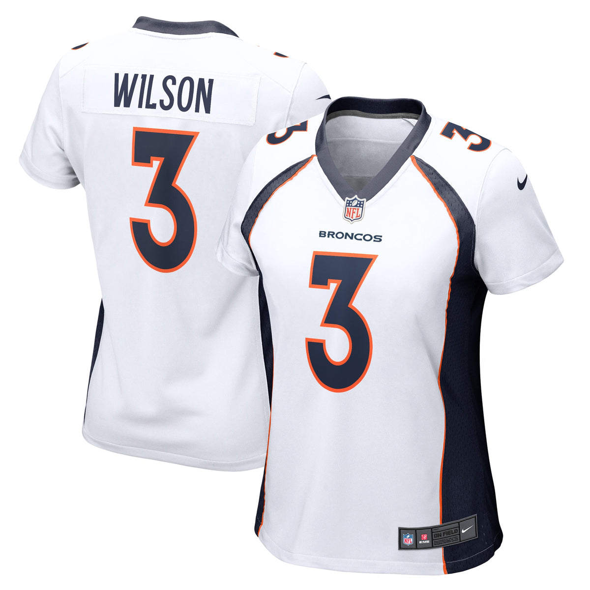 Russell Wilson Denver Broncos Nike Women's Player Jersey White