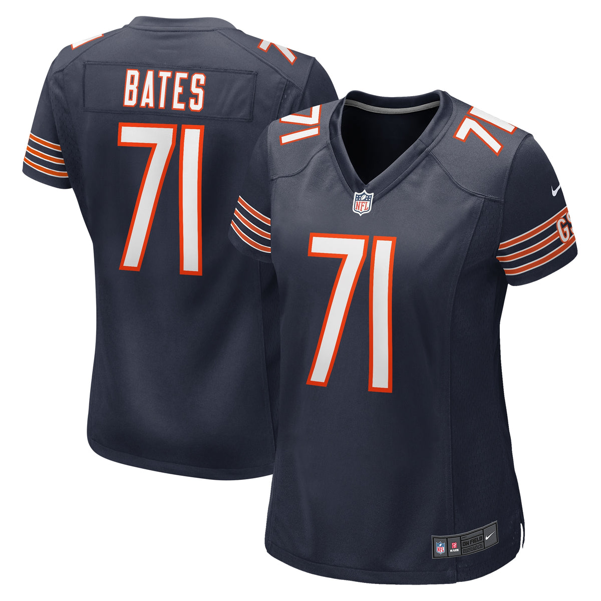 Ryan Bates Chicago Bears Nike Women's Game Jersey Navy
