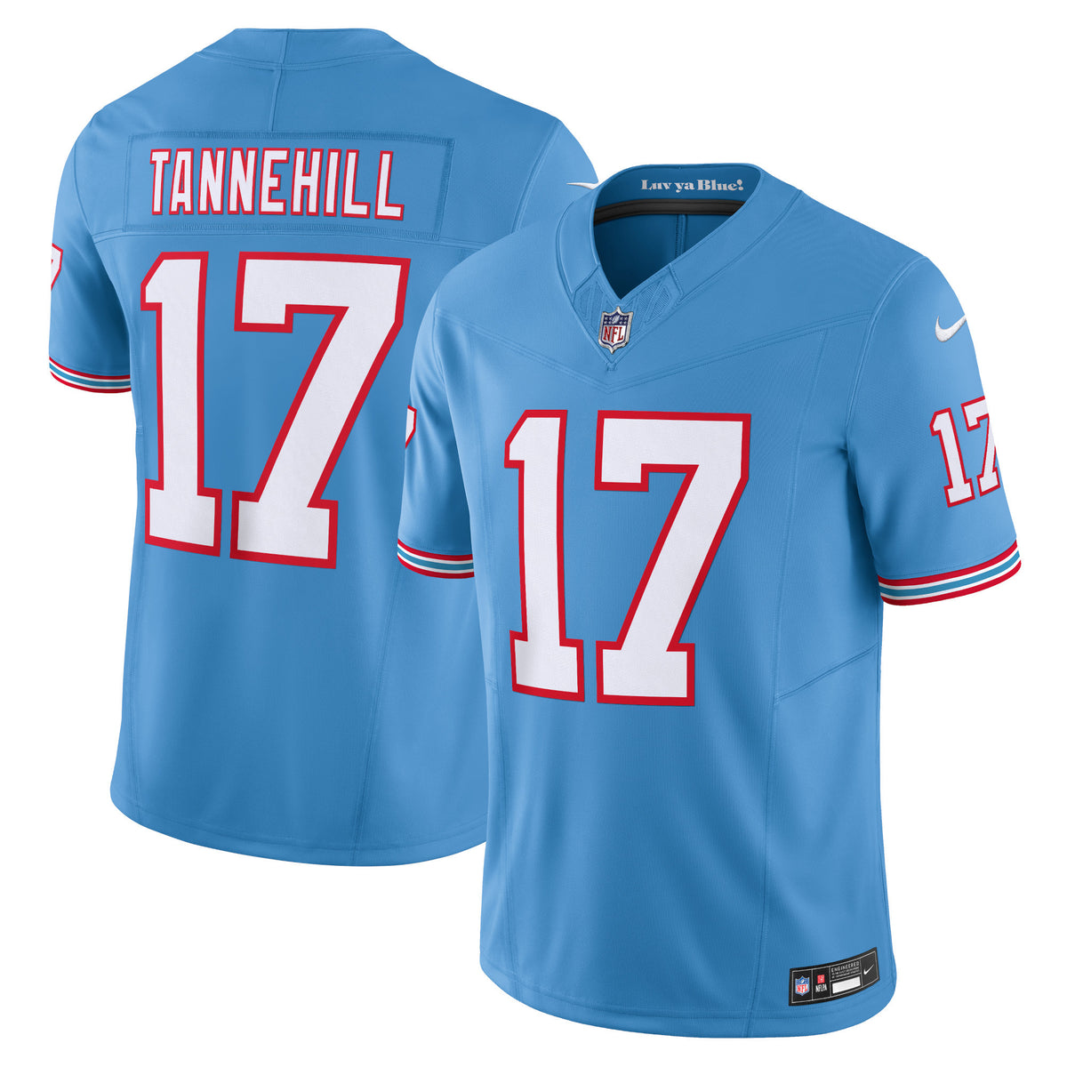 Ryan Tannehill Tennessee Titans Nike Vapor F.U.S.E. Limited Jersey Light Blue