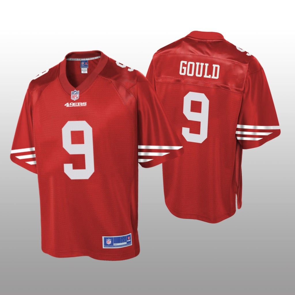 San Francisco 49ers #9 Red Robbie Gould Pro Line Jersey Youth