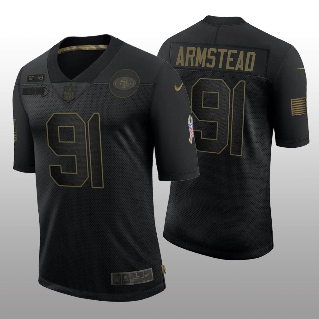 San Francisco 49ers Arik Armstead Black Limited Jersey Salute To Service Men's