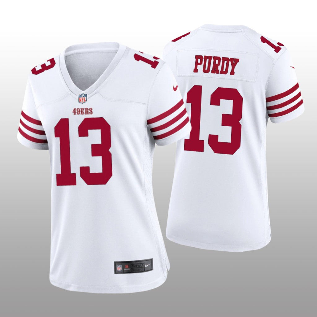 San Francisco 49ers Brock Purdy White Jersey Game Women's