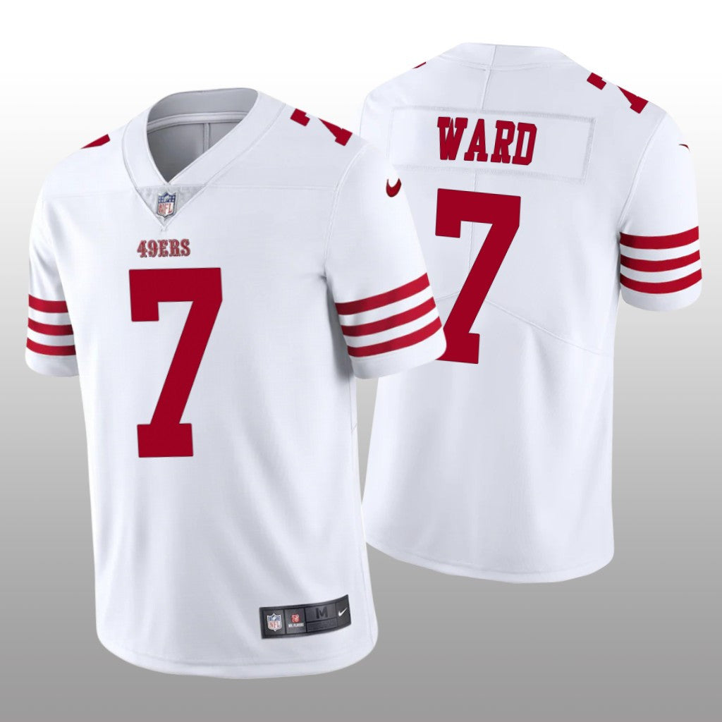 San Francisco 49ers Charvarius Ward White Jersey Vapor Limited Men's