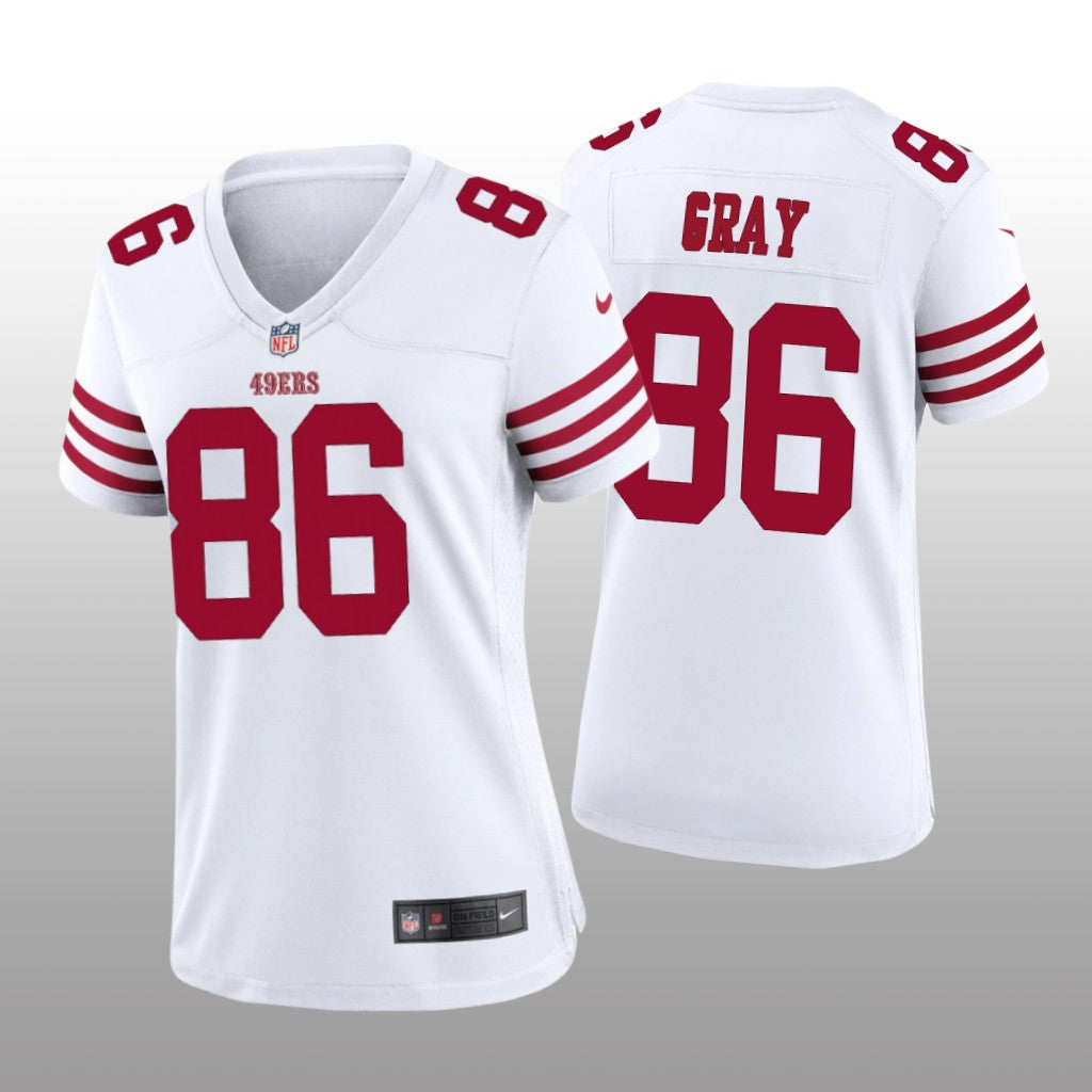 San Francisco 49ers Danny Gray White Jersey Game Women's