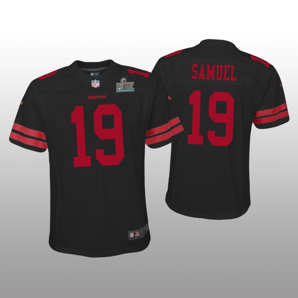 San Francisco 49ers Deebo Samuel Black Game Jersey Super Bowl LIV Youth