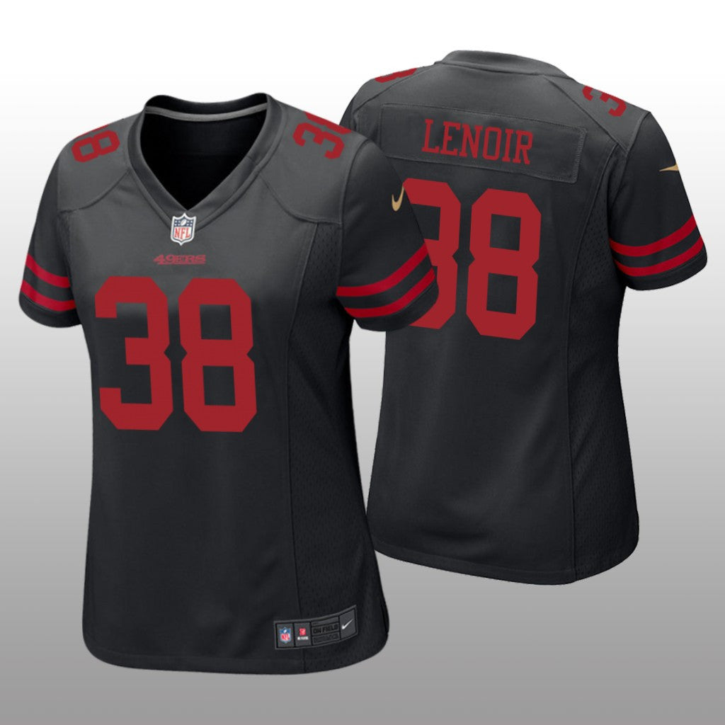 San Francisco 49ers Deommodore Lenoir Black Jersey Game Women's