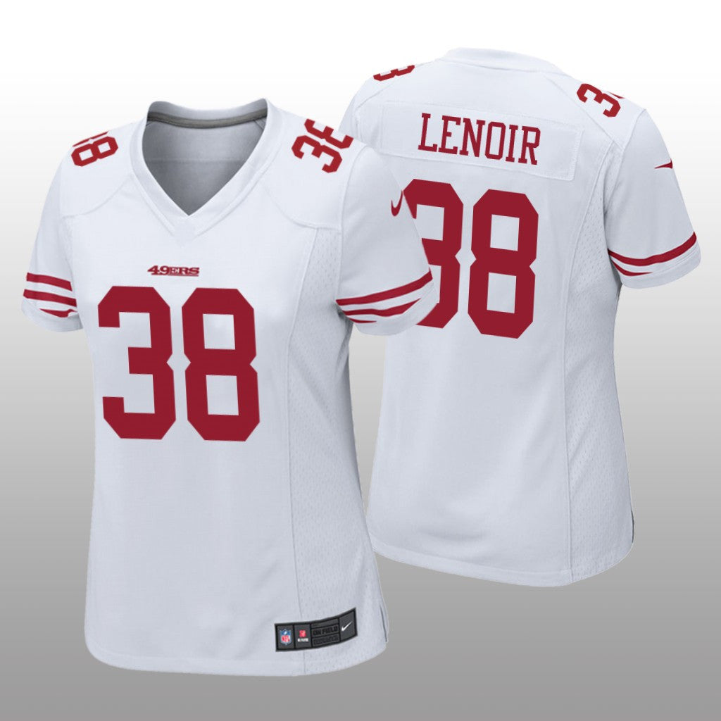 San Francisco 49ers Deommodore Lenoir White Jersey Game Women's