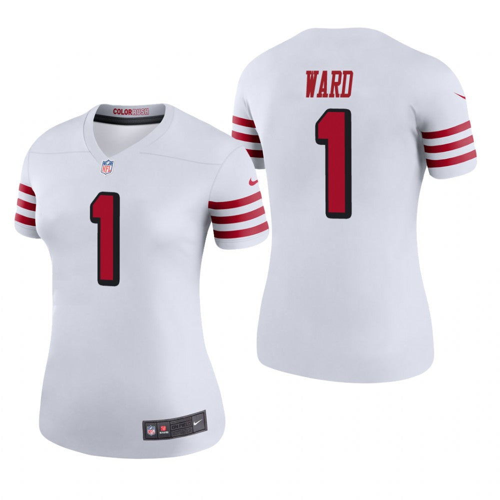 San Francisco 49ers Jimmie Ward White Jersey Color Rush Legend Women's
