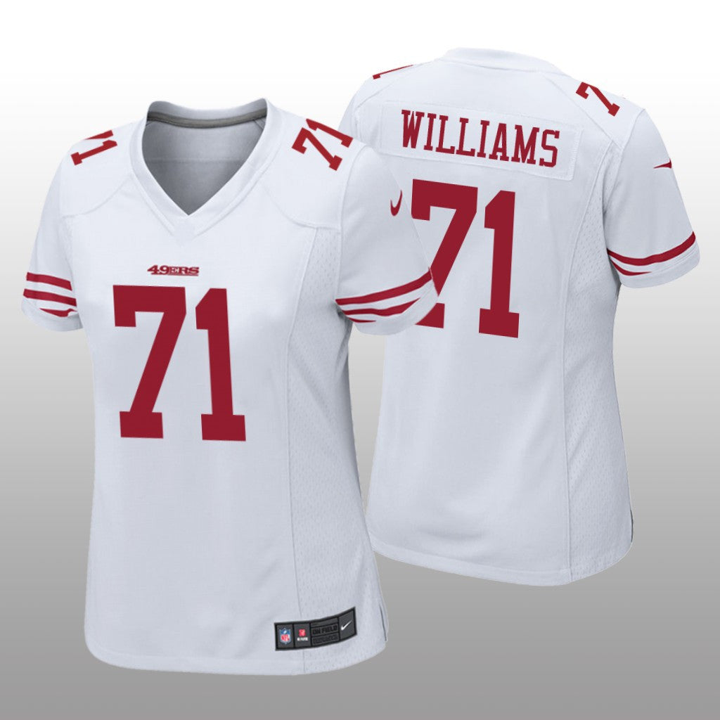 San Francisco 49ers Trent Williams White Jersey Game Women's