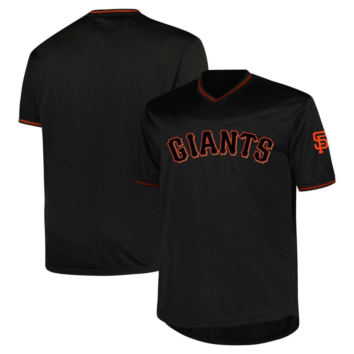 San Francisco Giants Profile Big Tall Pop Fashion Jersey Black