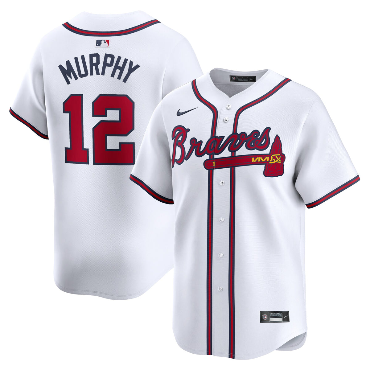 Sean Murphy Atlanta Braves Nike Home Limited Player Jersey White