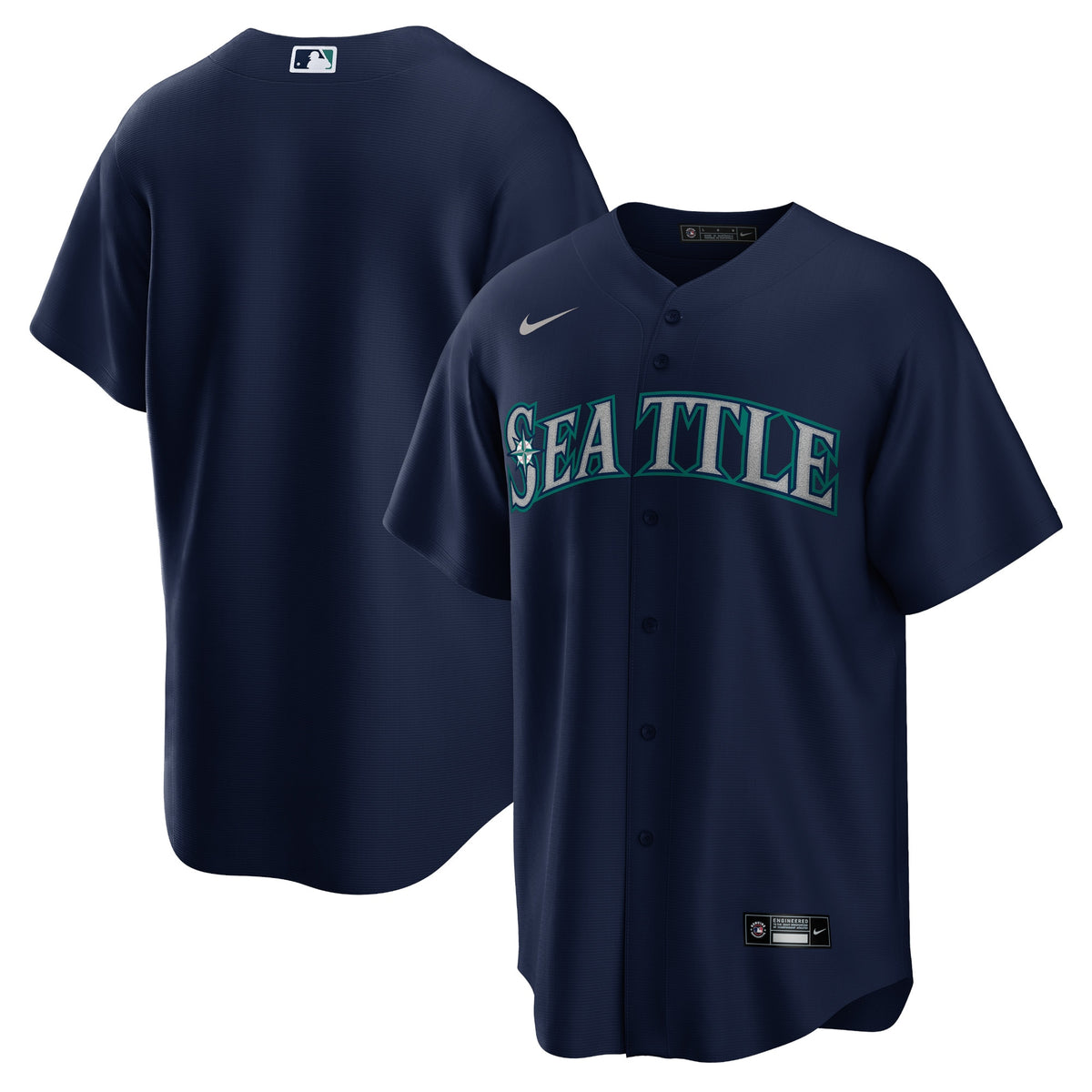 Seattle Mariners Nike Alternate Replica Team Jersey Navy