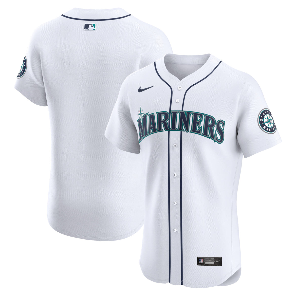 Seattle Mariners Nike Home Elite Jersey White
