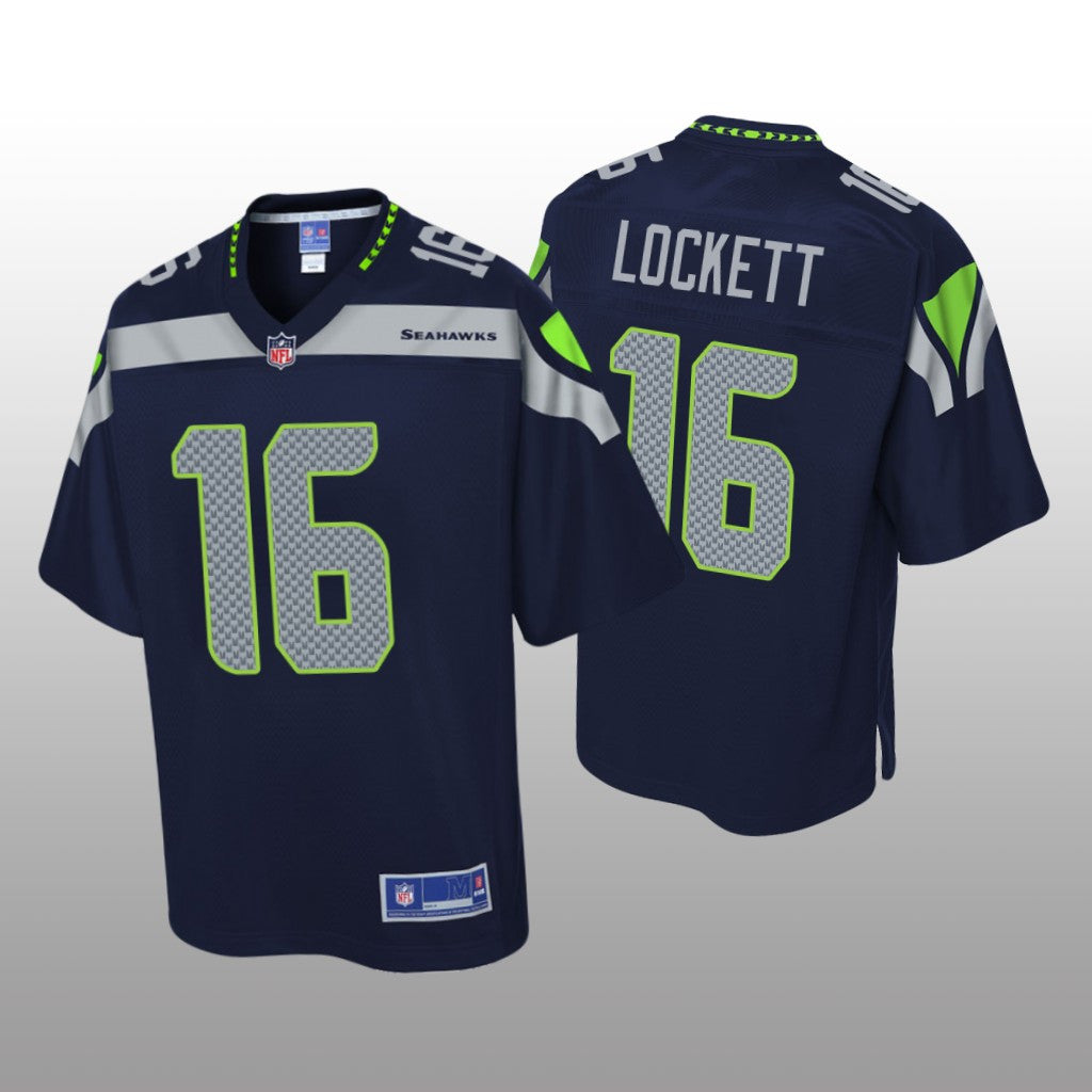 Seattle Seahawks #16 Navy Tyler Lockett Pro Line Jersey Youth