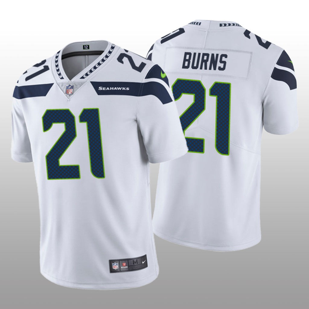 Seattle Seahawks Artie Burns White Jersey Vapor Limited Vapor Limited Men's