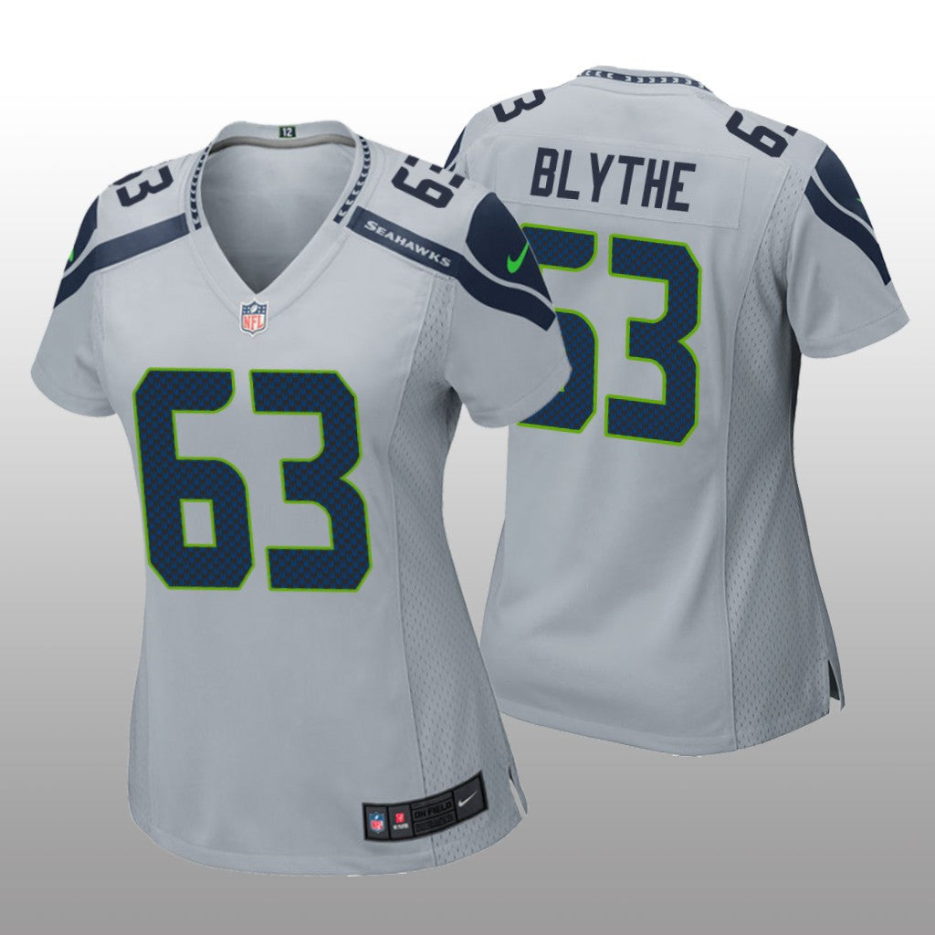 Seattle Seahawks Austin Blythe Gray Jersey Game Women's
