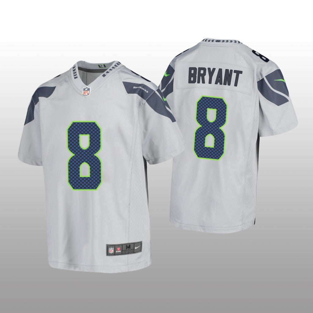 Seattle Seahawks Coby Bryant Gray Jersey Game Youth