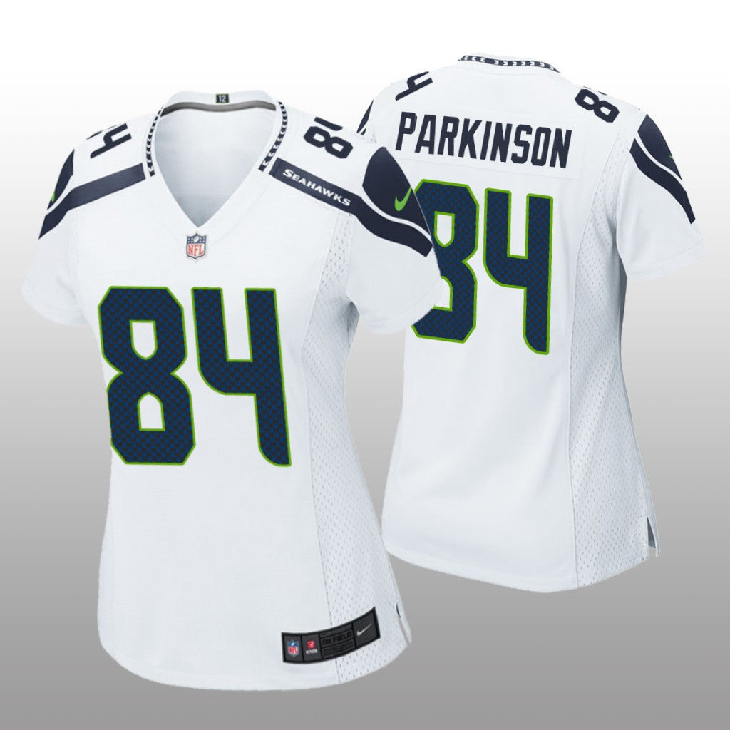 Seattle Seahawks Colby Parkinson White Jersey Game Women's