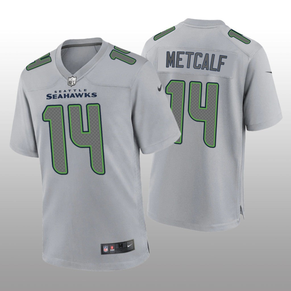 Seattle Seahawks D.K. Metcalf Gray Jersey Atmosphere Fashion Game Men's