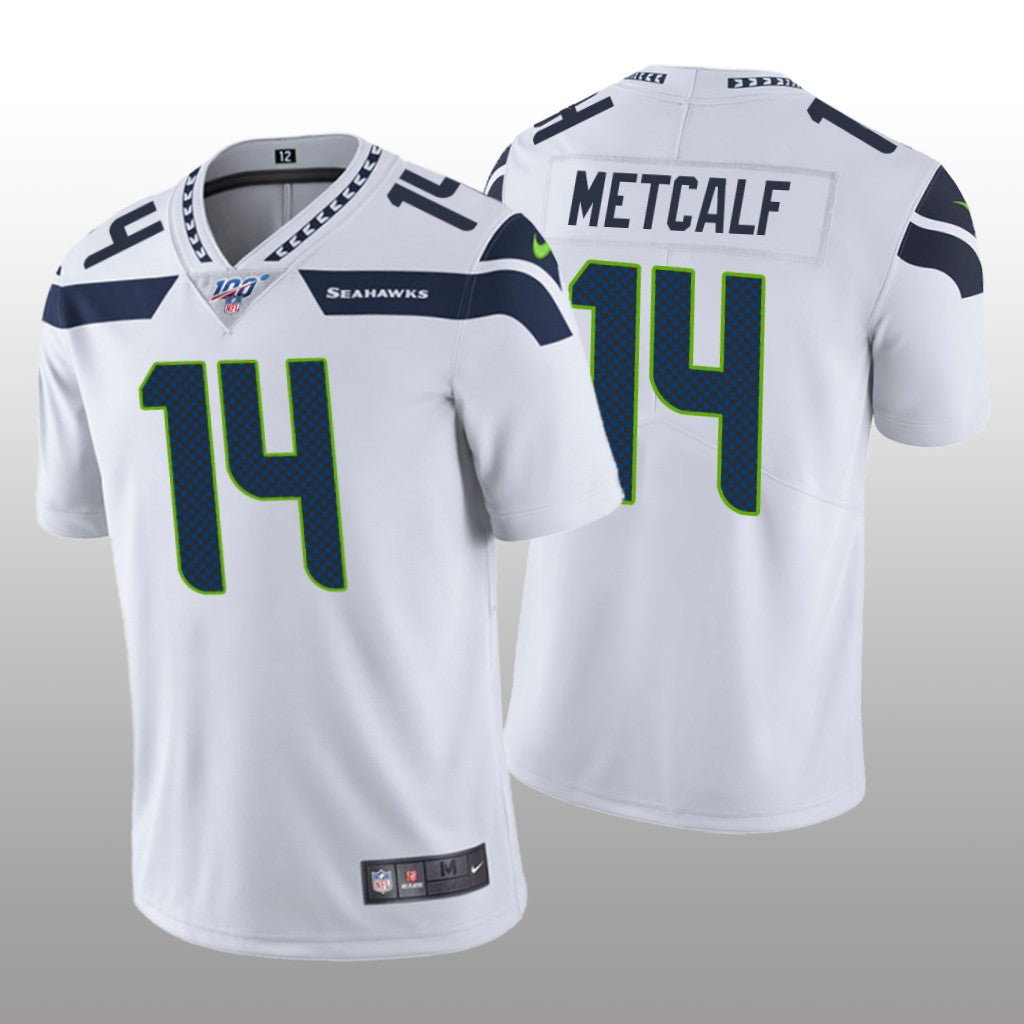 Seattle Seahawks D.K. Metcalf White Vapor Limited Jersey 100th Season Men's