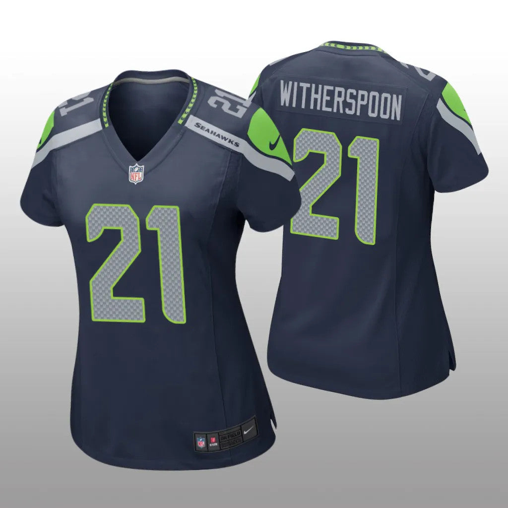 Seattle Seahawks Devon Witherspoon Navy Jersey Game Women's