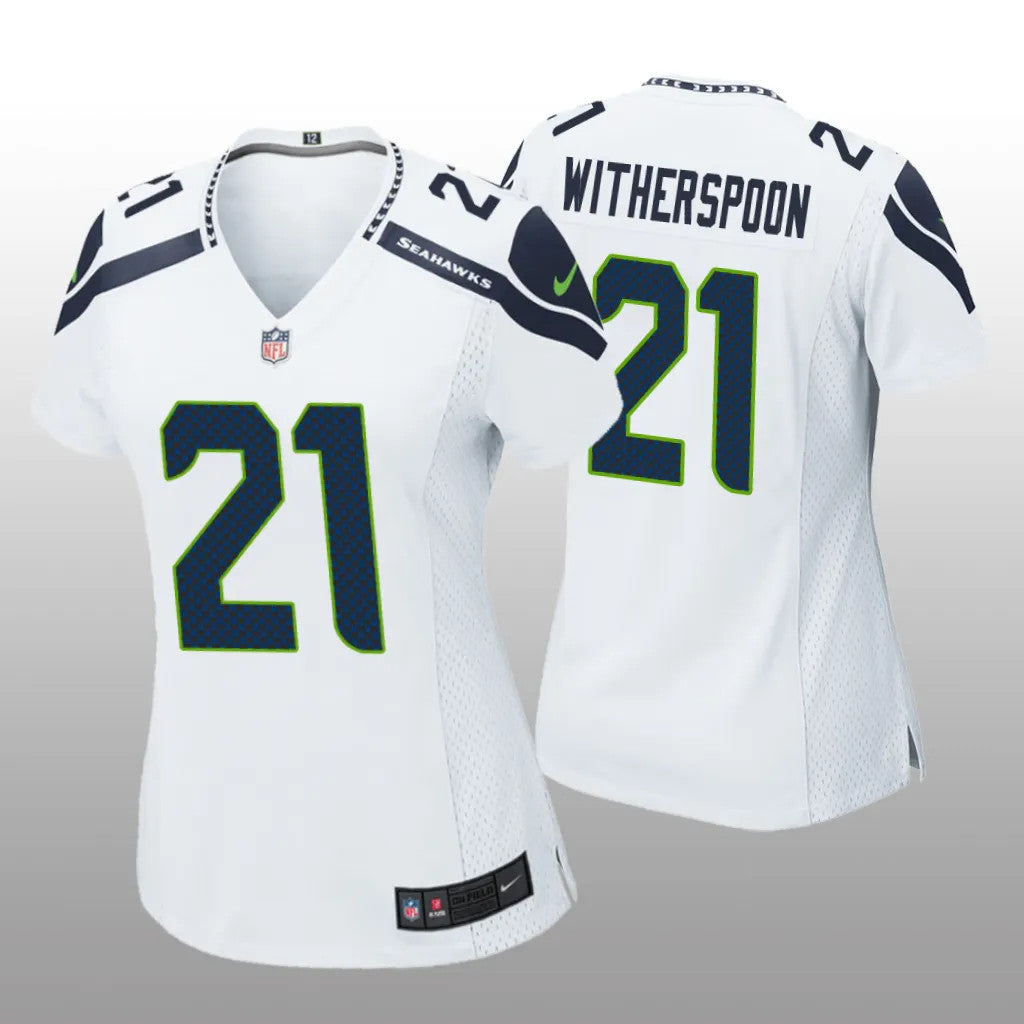 Seattle Seahawks Devon Witherspoon White Jersey Game Women's