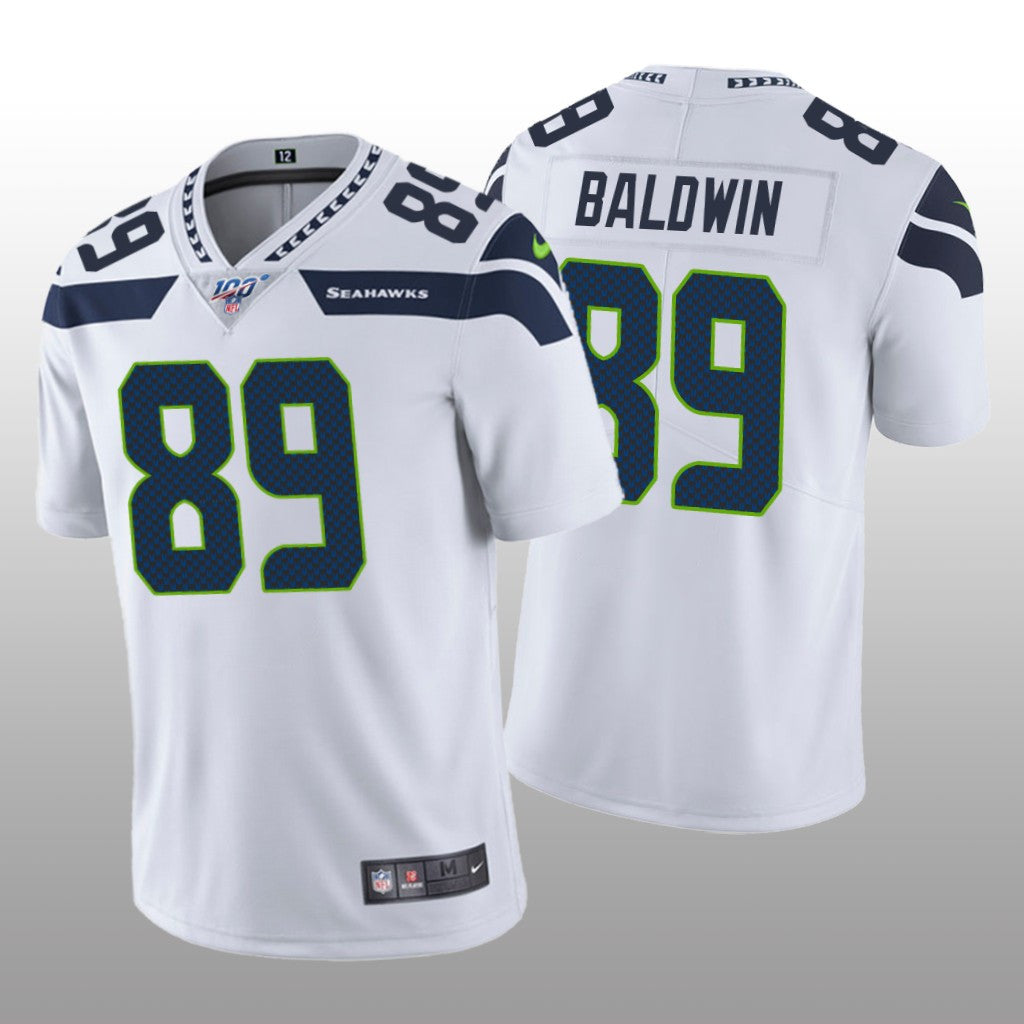 Seattle Seahawks Doug Baldwin White Vapor Limited Jersey 100th Season Men's