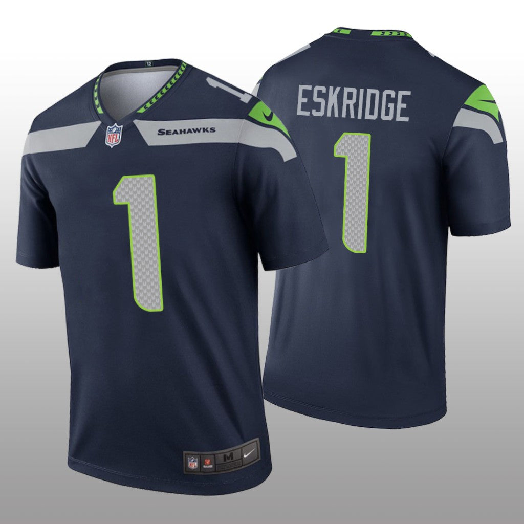 Seattle Seahawks D&'Wayne Eskridge Navy Jersey Legend Men's