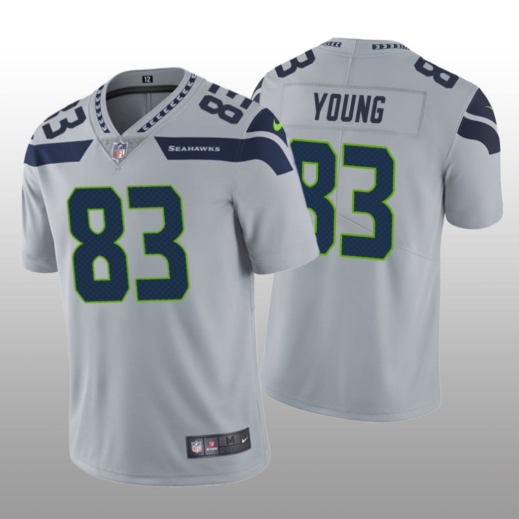 Seattle Seahawks Gray Vapor Limited Dareke Young Jersey