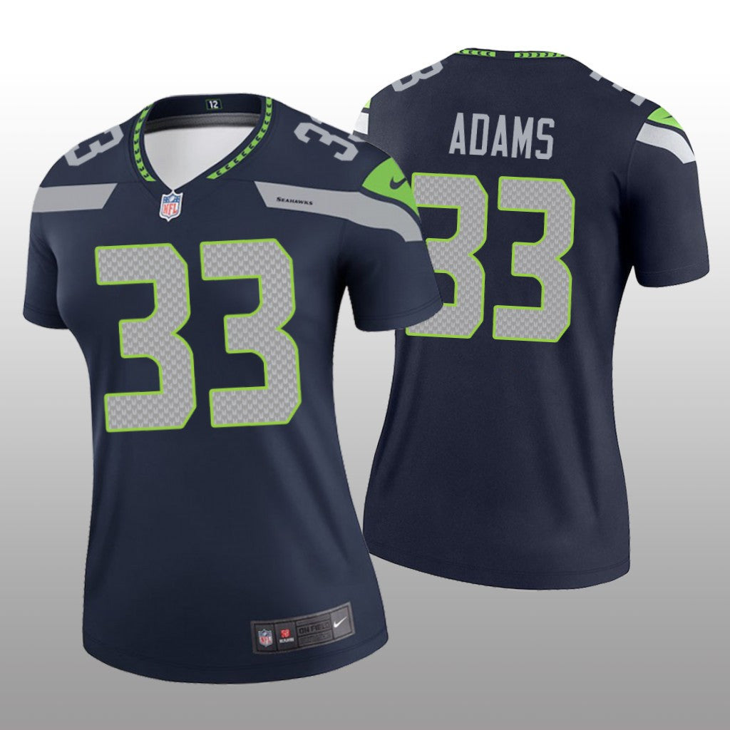 Seattle Seahawks Jamal Adams Navy Jersey Legend Women's