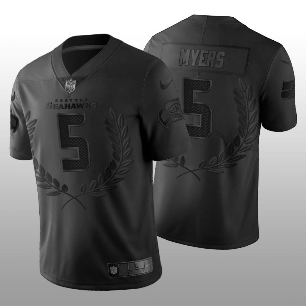 Seattle Seahawks Jason Myers Black Jersey Vapor Limited