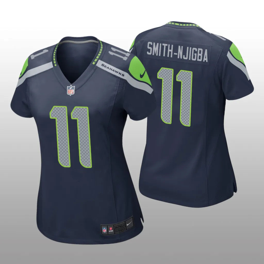 Seattle Seahawks Jaxon Smith-Njigba Navy Jersey Game Women's