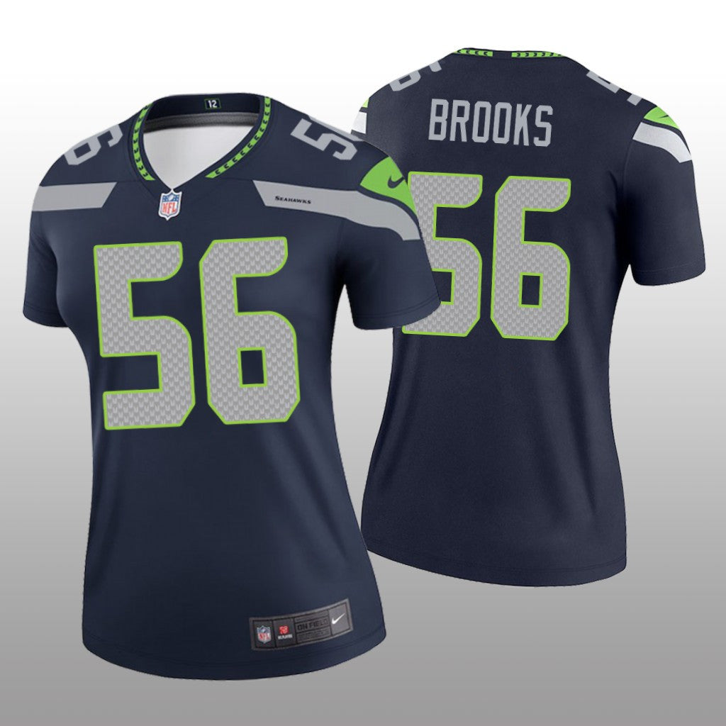 Seattle Seahawks Jordyn Brooks Navy Jersey Legend Women's