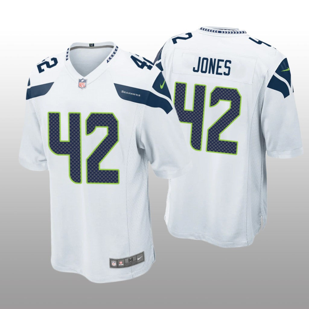 Seattle Seahawks Josh Jones White Jersey Game Men's