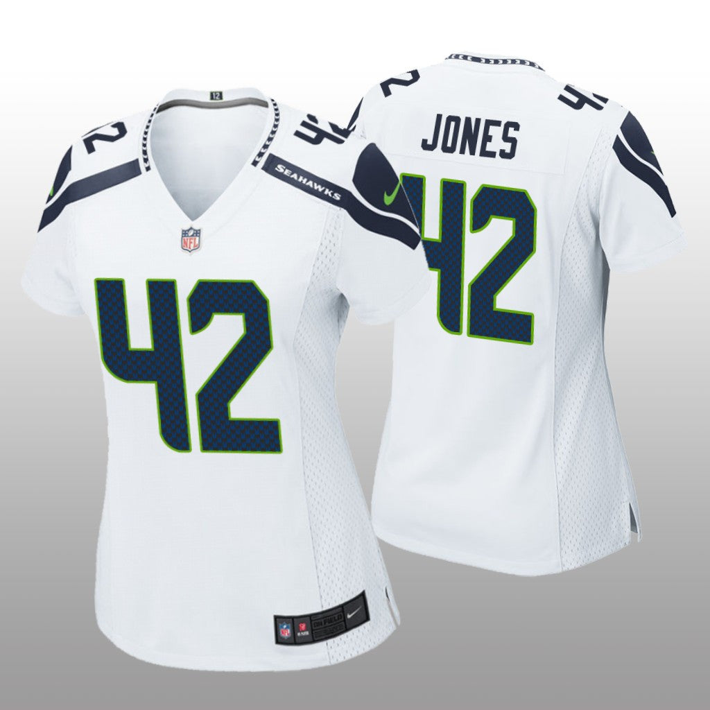 Seattle Seahawks Josh Jones White Jersey Game Women's
