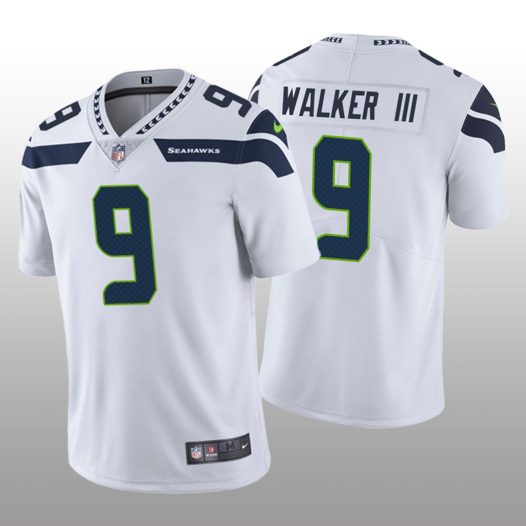 Seattle Seahawks Kenneth Walker III White Jersey Vapor Limited Men's