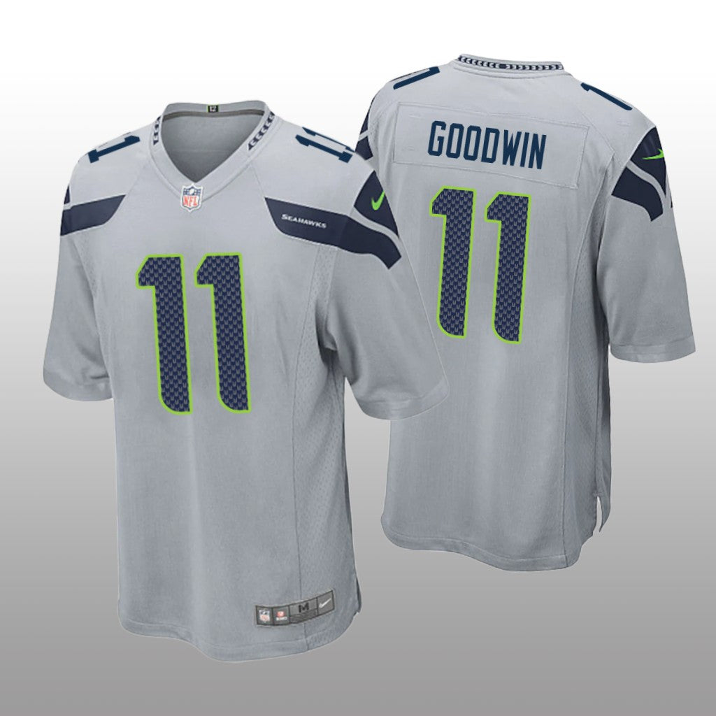 Seattle Seahawks Marquise Goodwin Gray Jersey Game Men's