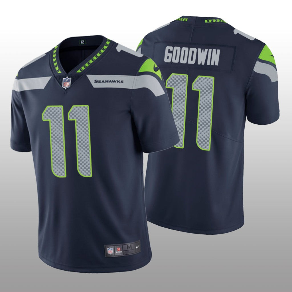 Seattle Seahawks Marquise Goodwin Navy Jersey Vapor Limited Men's
