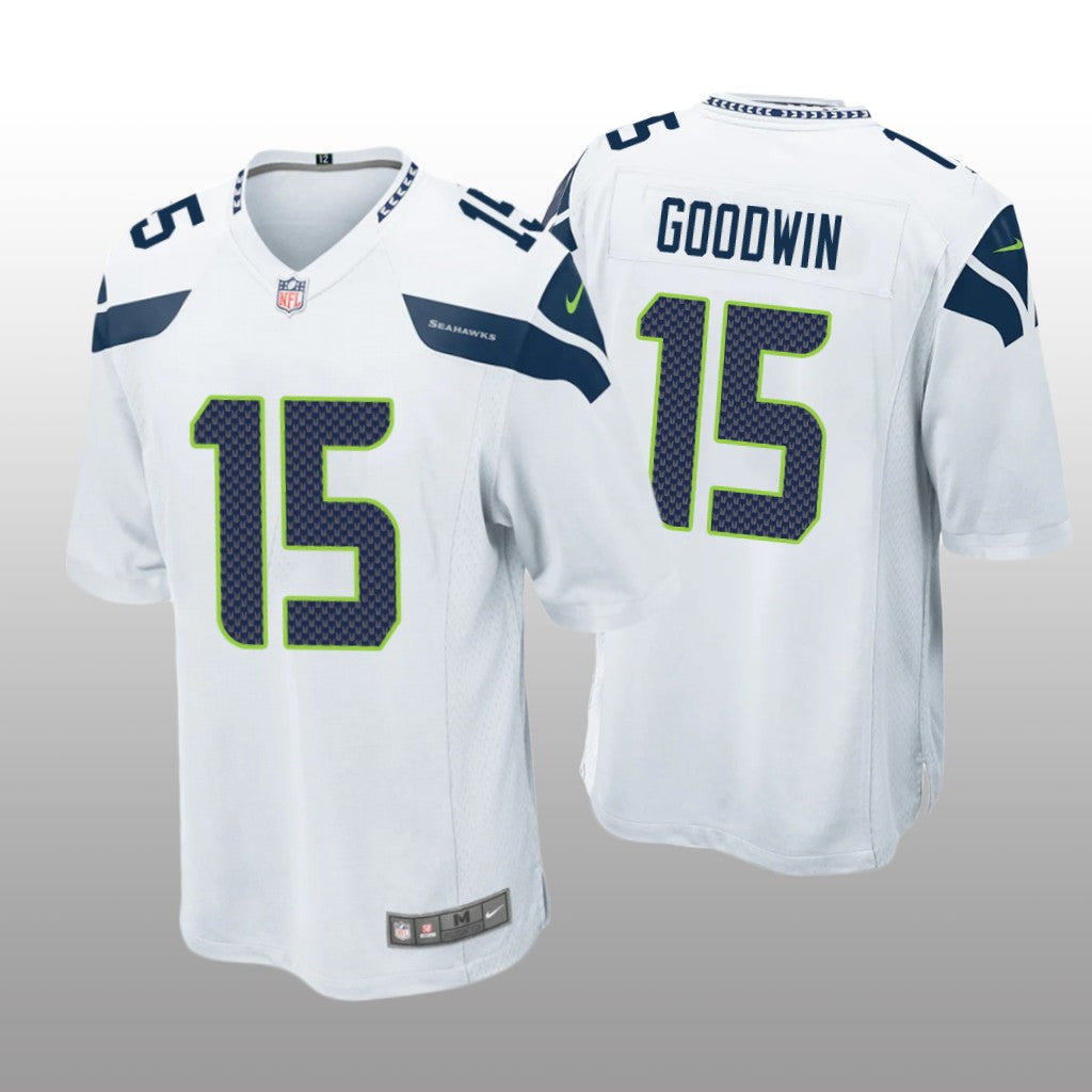 Seattle Seahawks Marquise Goodwin White Jersey Game Men's