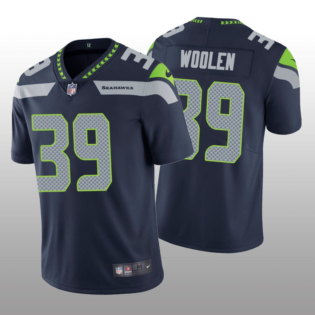 Seattle Seahawks Navy Vapor Limited Tariq Woolen Jersey