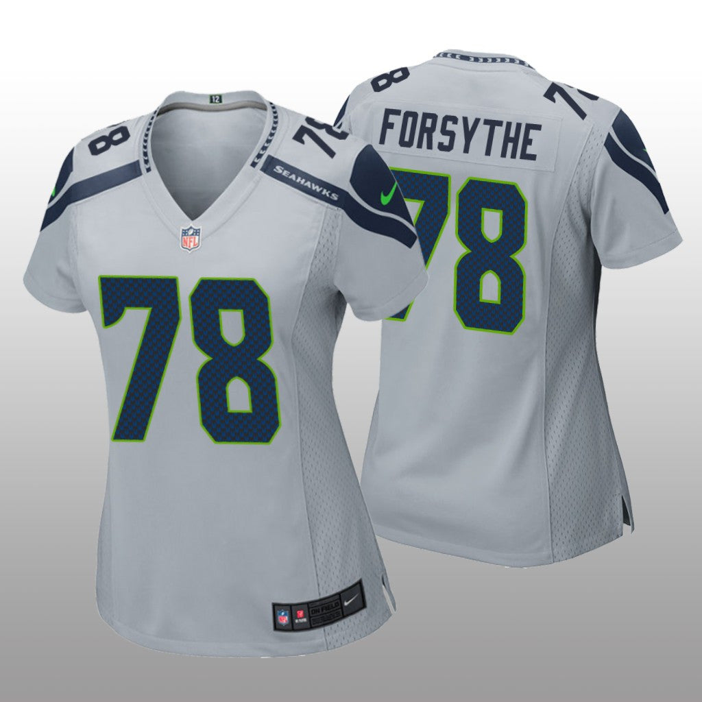 Seattle Seahawks Stone Forsythe Gray Jersey Game Women's