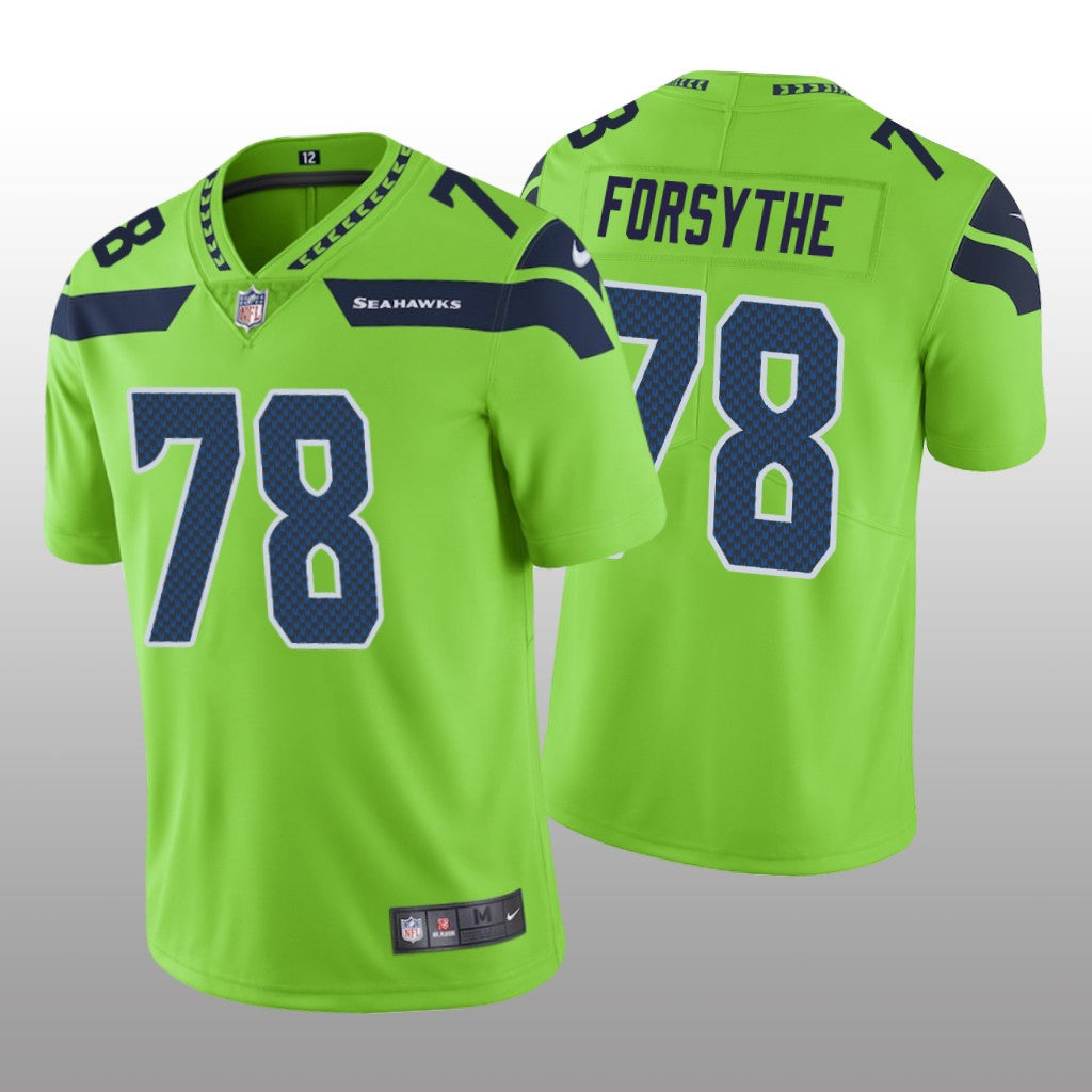 Seattle Seahawks Stone Forsythe Green Jersey Color Rush Limited Men's